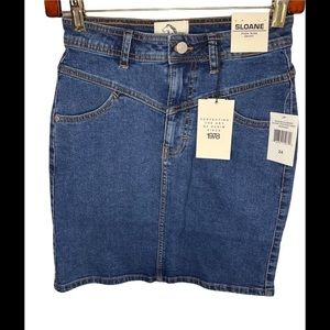 𝅺NWT Jordache Vintage Jean Skirt Size 24